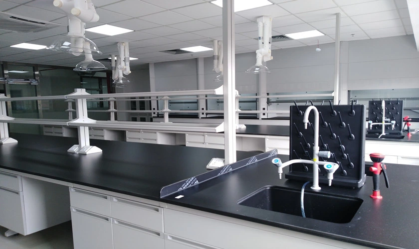 Teste de água de cuidados de laboratórios de biologia da Escola Quadros Mobiliário de laboratório com armário Suspenso