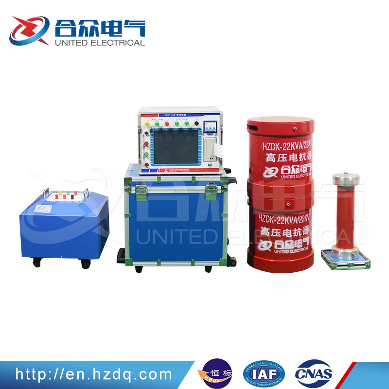 44kVA 44kv Variable Frequency Tandem Resonance Withstand Voltage Cable Insulation Testing System