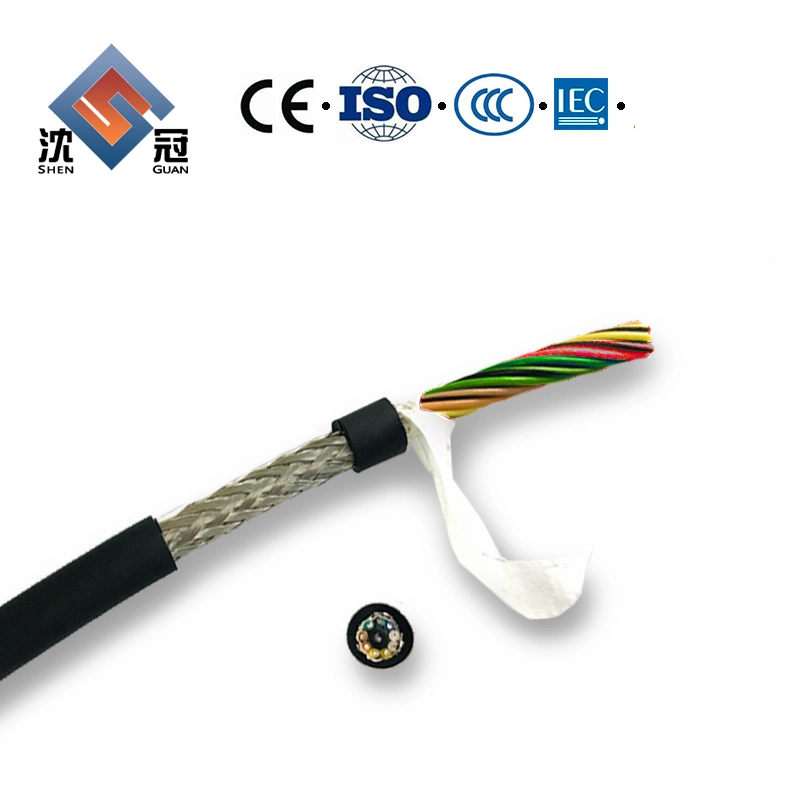 Shenguan Factory Custom 1-5 Meter 2-Core Control Cable Copper Wire Shielded Audio Cable Headphone Cable Signal Line Electric Cable