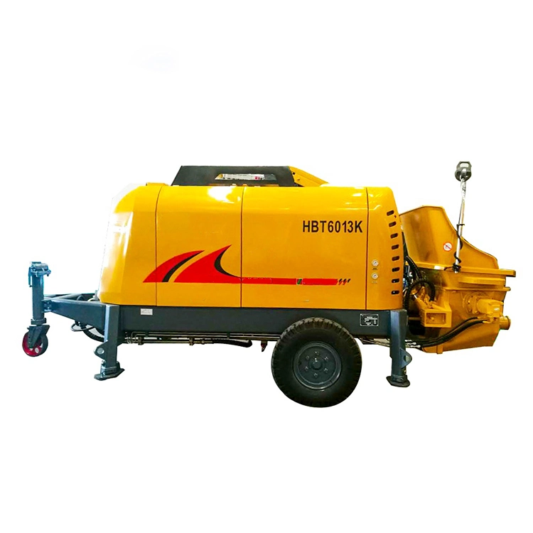 59m3/H Output Concrete Machinery Trailer Pump Hbt5010c-5I with High End Hydraulic System