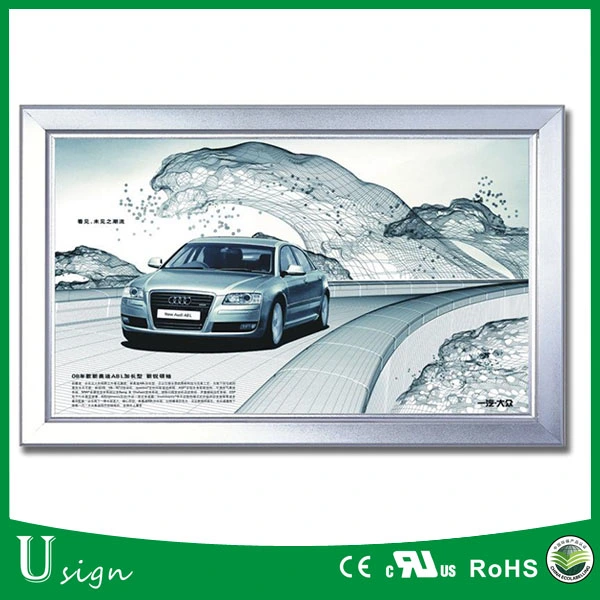 Advertising Aluminum Picture Frame Slim Snap LED Light Box Lightbox Manufacturer