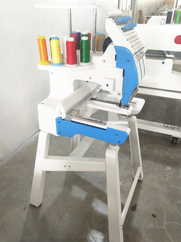 1000rpm High Speed 12 Colors Dahao 1head Computerized Embroidery Machine for Hat T-Shirt Flat