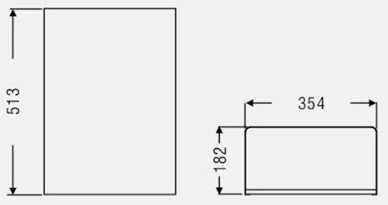 Grande venda de acessórios de banho de aço inoxidável Wall-Mounted caixote do lixo/Lixo