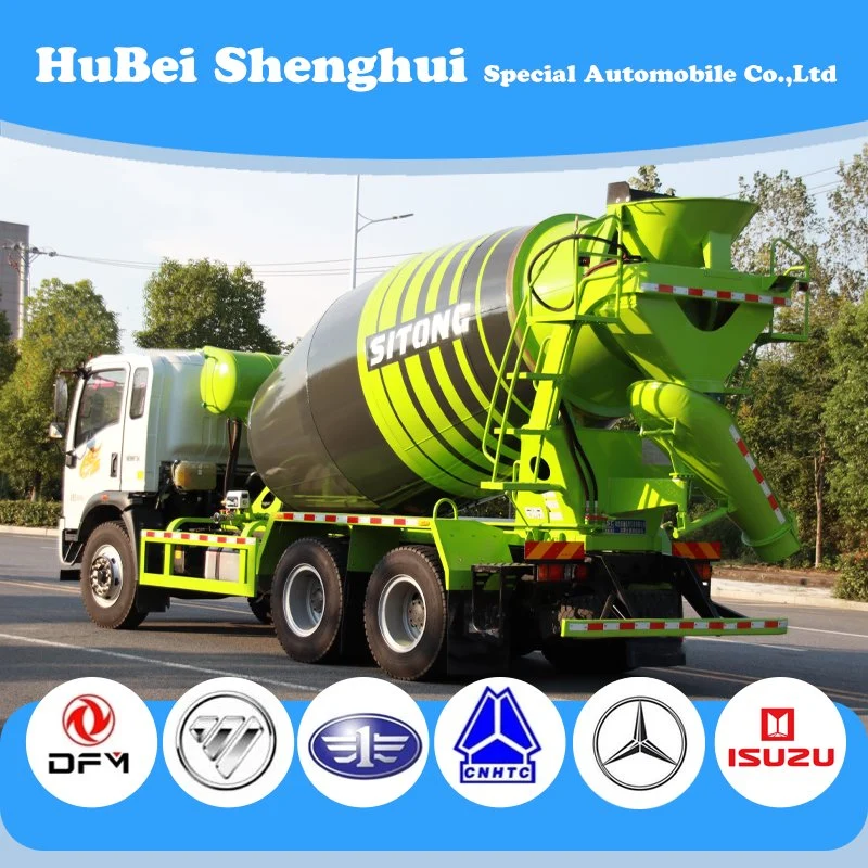 HOWO 8m3 Concrete Mixer Truck Cement Drum Tanker Construction Truck