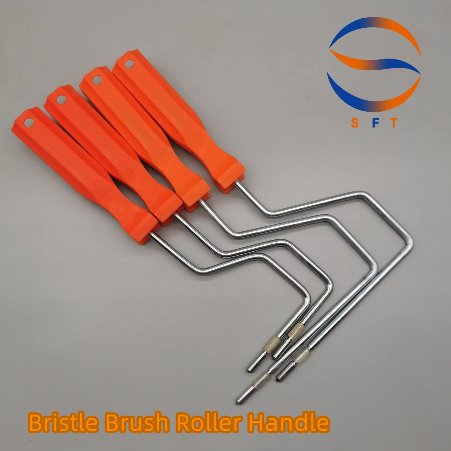 Customzied Zinc Plated Plastic Bristle Brush Roller Handles China Manufacturer