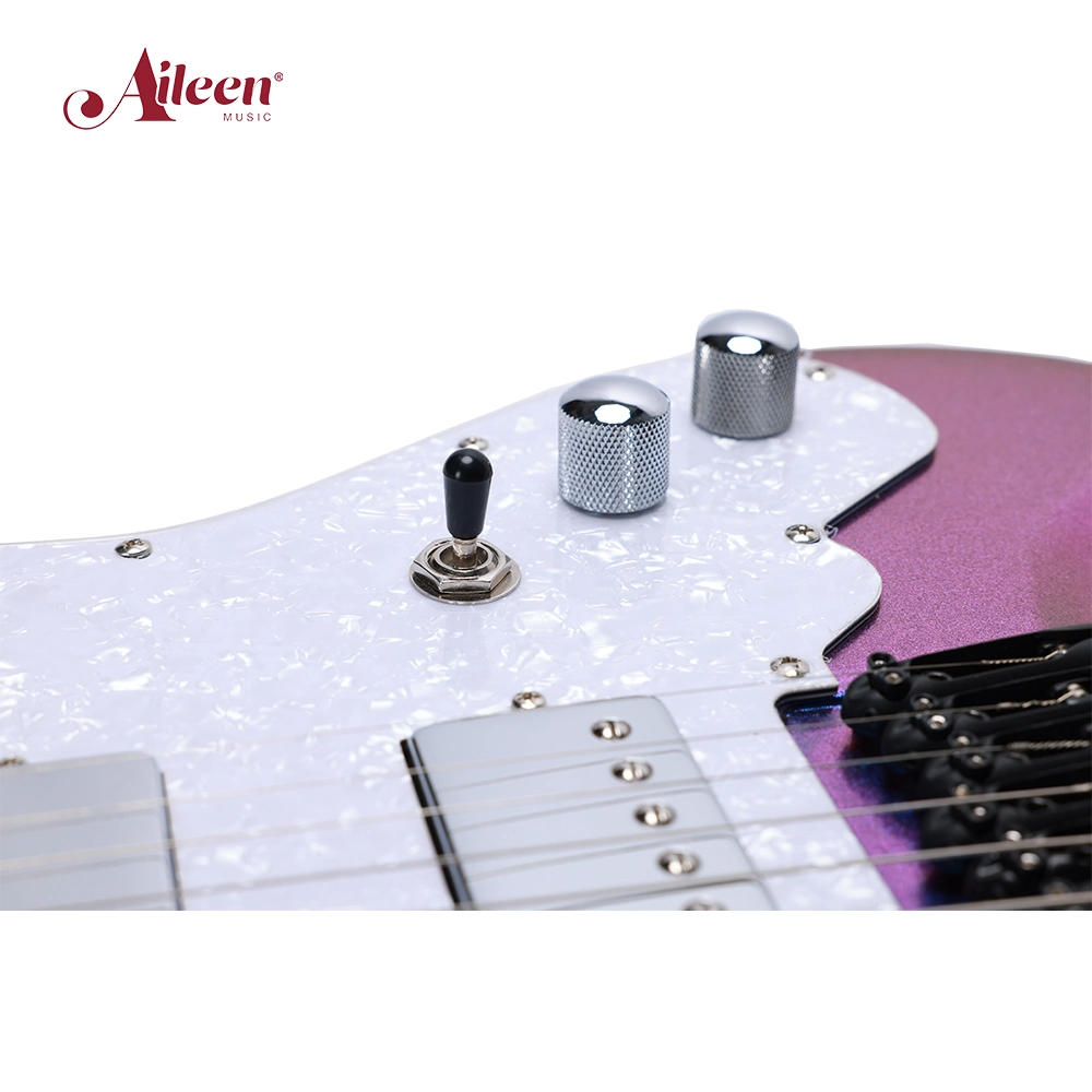 Chameleon Effect Headless Electric Guitar Solid Okoume Body com a AlNiCo 5 Coletador do bucky (HGE700)