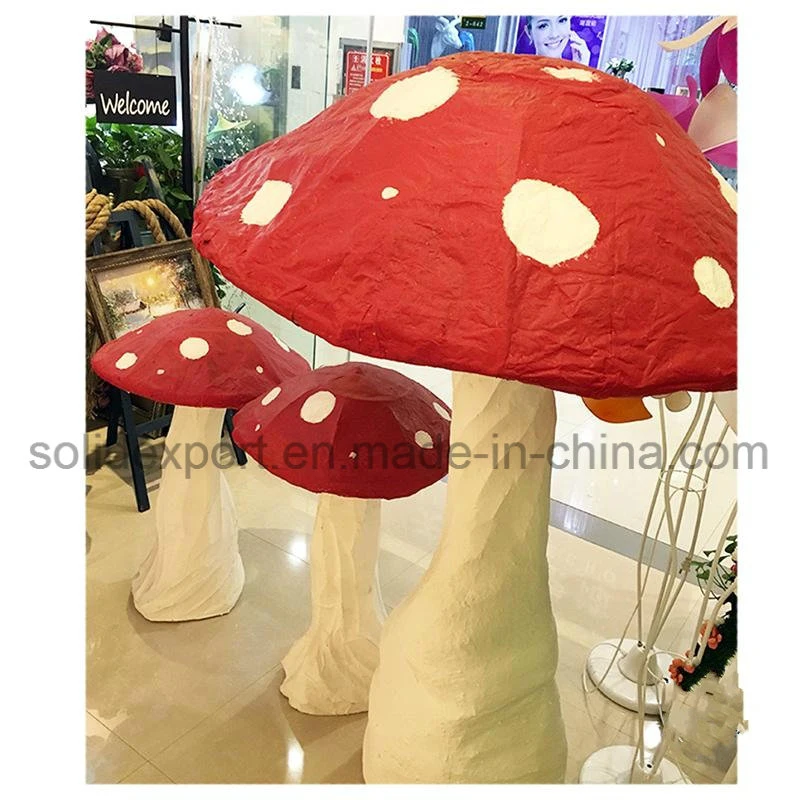 Beauty Window Display Props Shopping Mall Foam Mushroom for Amusement Park Decoration