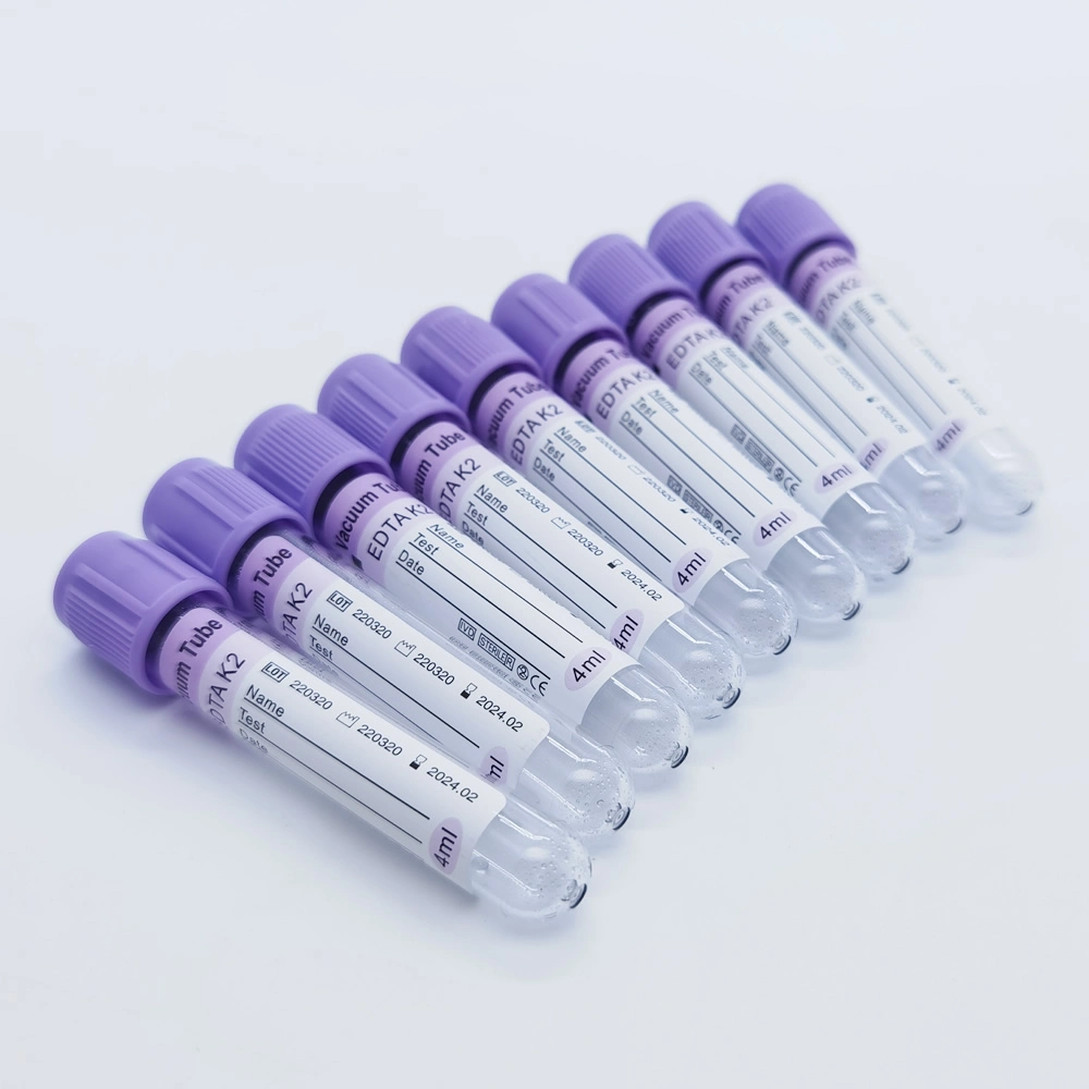 EDTA K2 Blood Collection Tube Best Quality Hot Selling 4ml