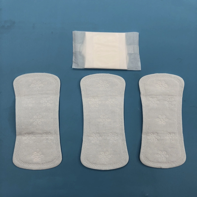 Hot Sale Factory OEM Skin-Friendly Breathable Lady Sanitary Pads 155mm Panty Liner