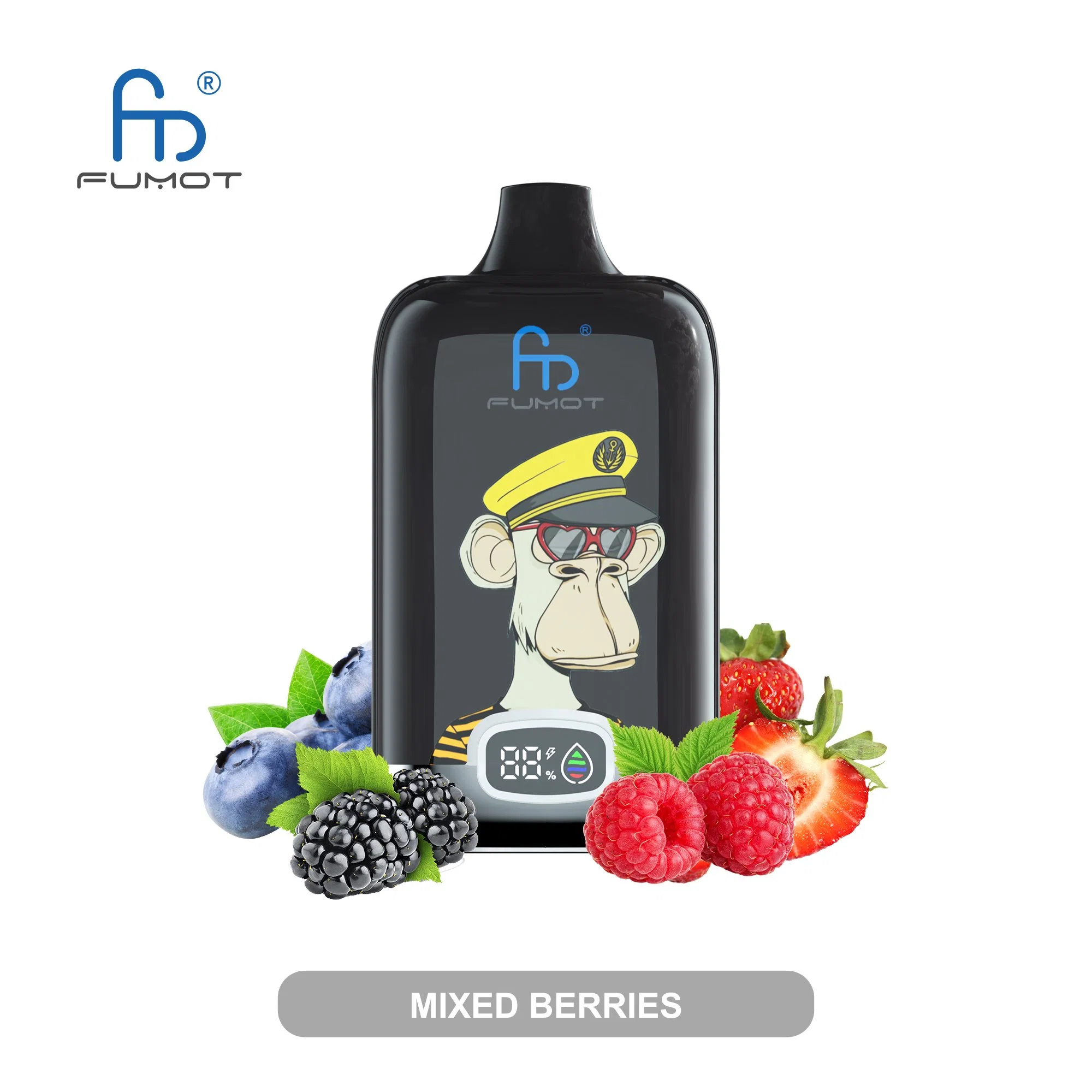 Fumot Digital Box 12000 Puffs desechable VAPE 2% nicotina recargable Indicador de alimentación