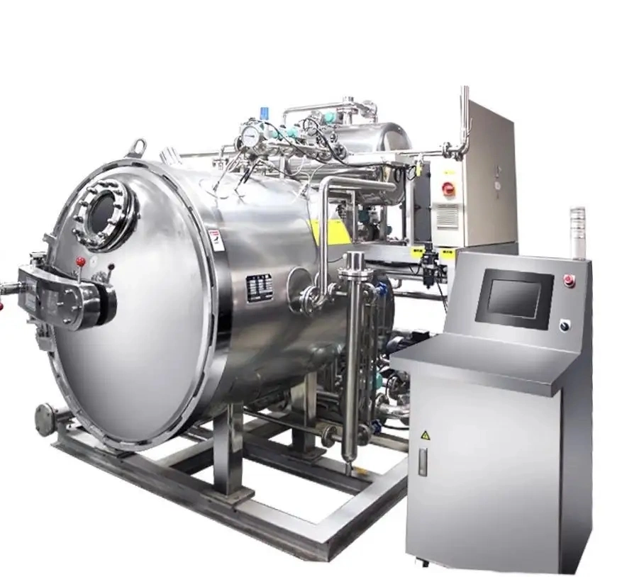 Industrieller Single Pot Hochtemperatur-Autoclave-Lebensmittelsterilisator Für Den Autokover