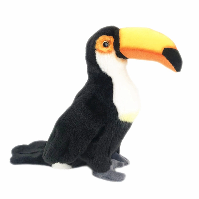 Custom 25cm Big Mouth Bird Soft Toy Stuffed Animal Lovely Plush Toucan