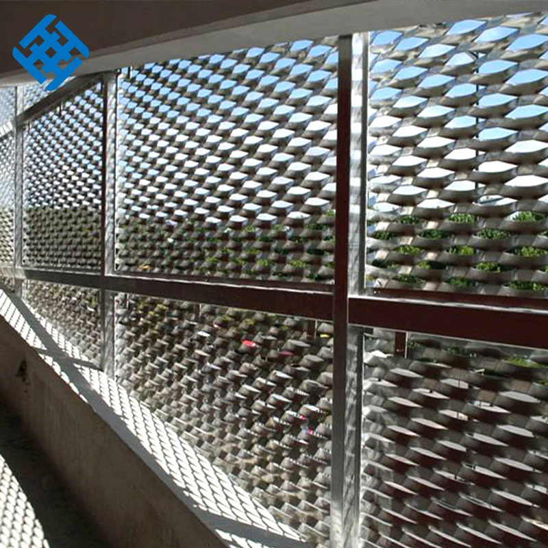 Hot Sale Factory Walkway Diamond expandida Metal Sheet Fence Slope Malha de proteção