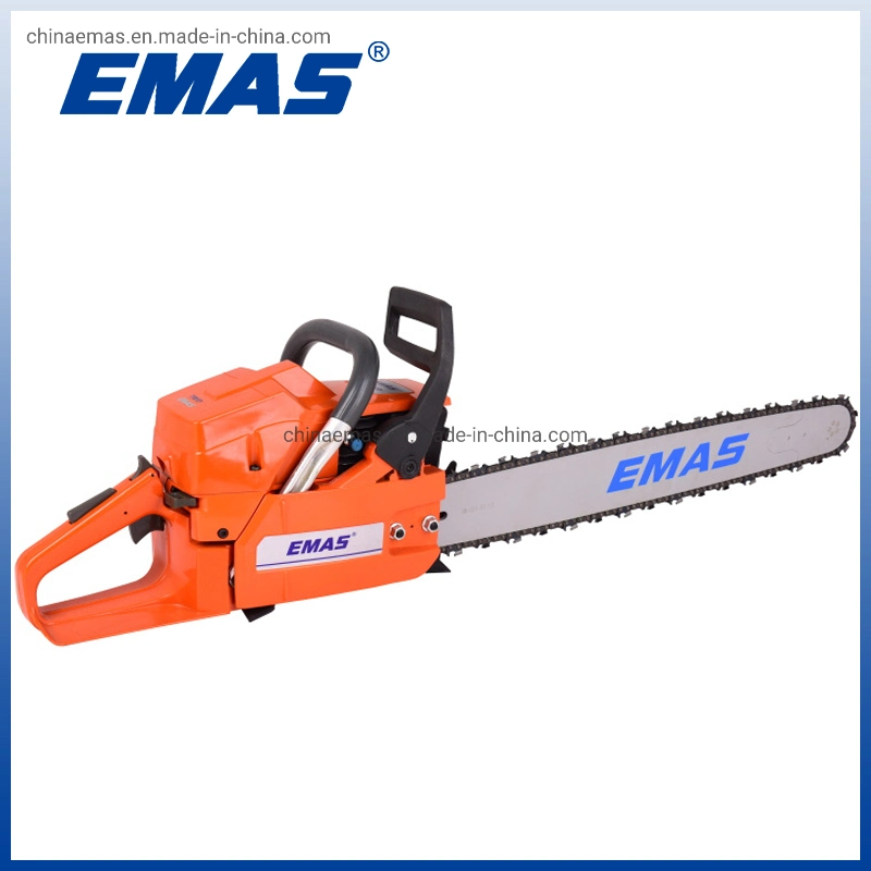 Emas Gasoline H372XP Chain Saw with Normal Bar and Emas Chain