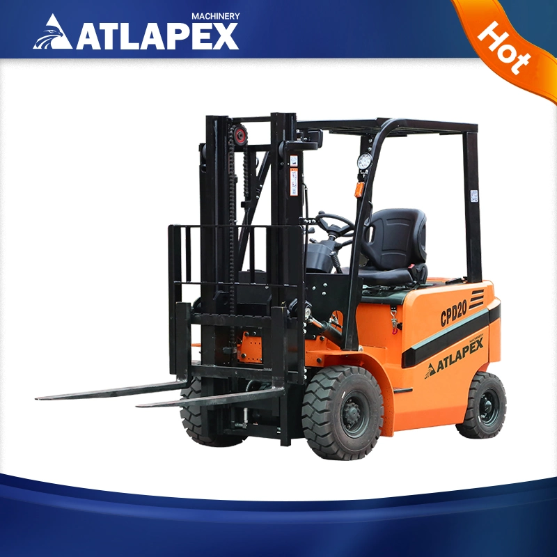 2t Four Wheel Electric Truck Counterbalanced Hydraulic Forklift Sitting Driving Style