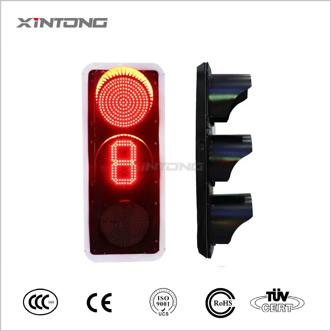 200mm Bike Green Light LED Traffic Safety Signals Light