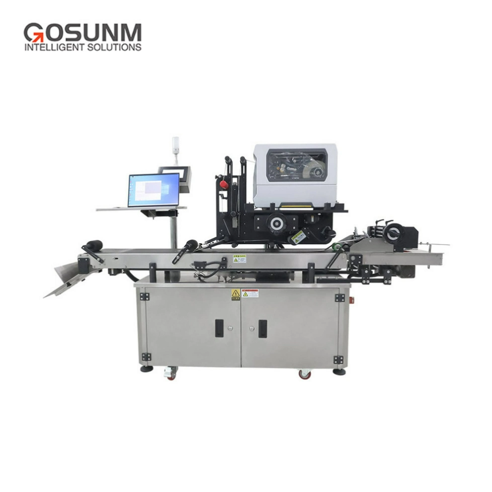 Blow Labeling Non-Contact Labeling System Roll-on Labelling for Products with Uniform Specifications Print and Apply Labeling Machine