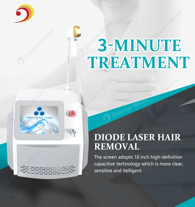 Professional Portable Diode Laser Hair Removal 755 Nm 808 Nm 1064 Nm Laser Hair Removal Machine Salon Equipment