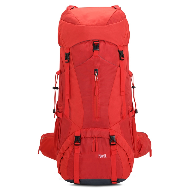 Водонепроницаемый рюкзак 75L Canvas Lightweight Hiking / Outdoor Sport Travel Суеточный пакет для скалолазания в сумке для кемпинга