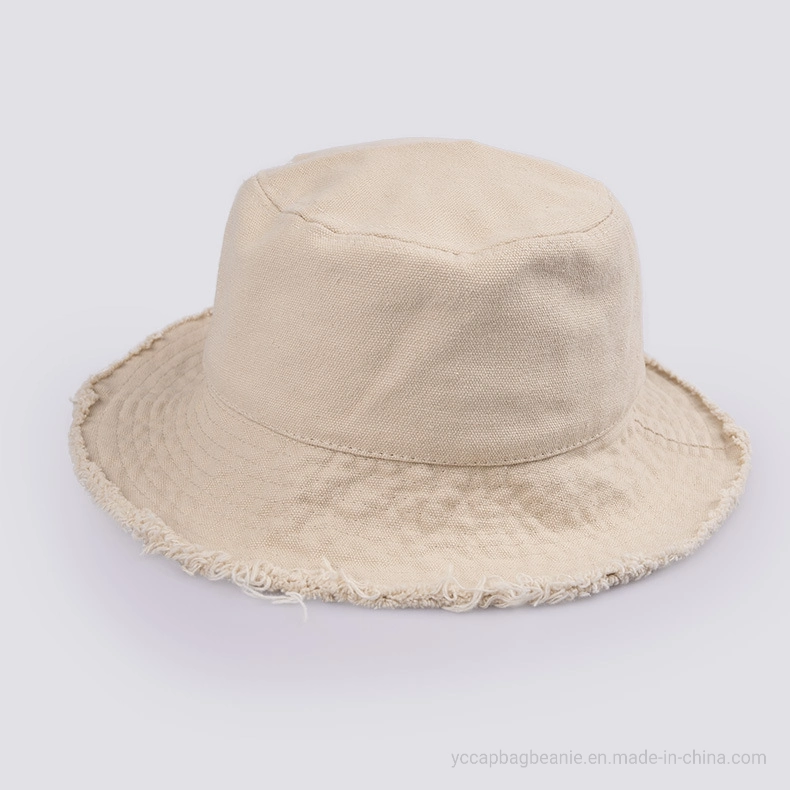 Amplia Brim lavados de lienzo de la Moda Mujer cuchara Hat