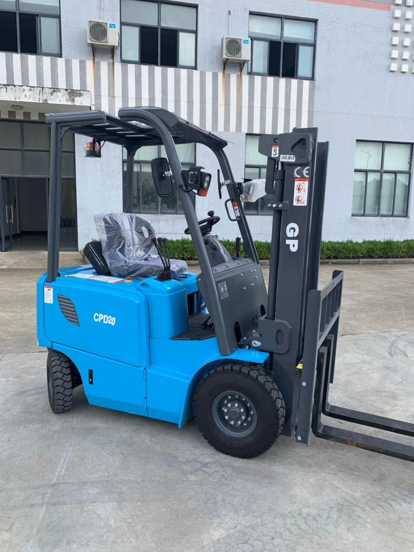 2ton 3ton 4ton 5ton 7ton China Hot Sale AC Power Battery Operated Curtis Controller Electric Fork Lifter Truks Forklift with 3m 4.5m 6m (CPD20)