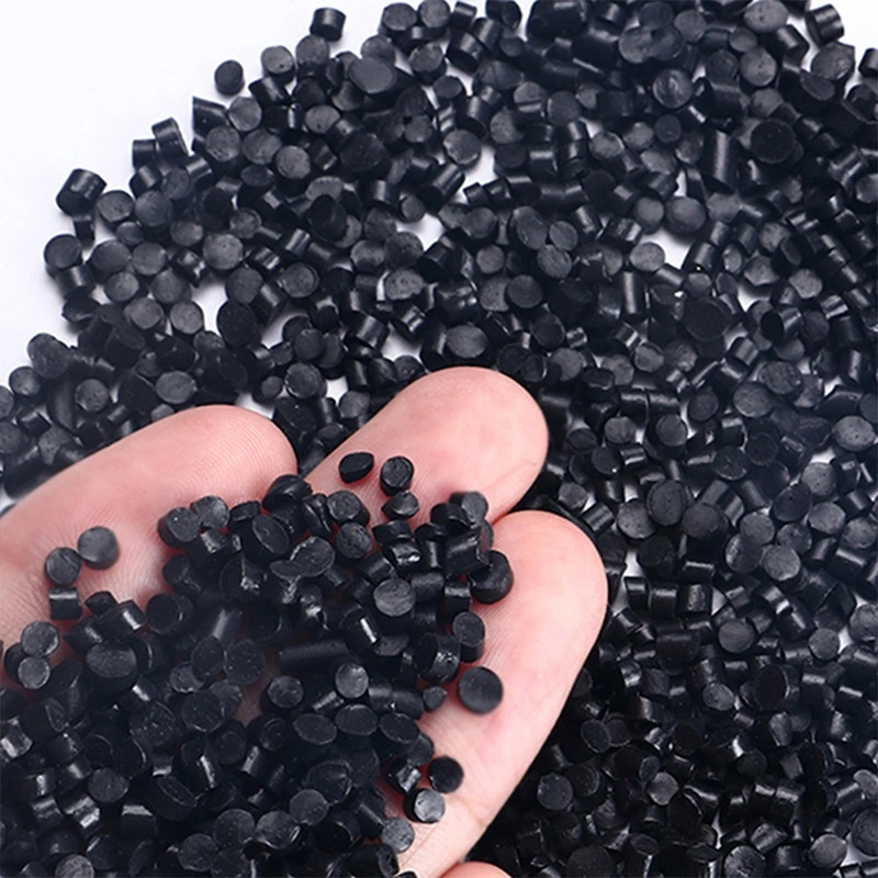 Water Pipe Material HDPE Resin Raw Material PE80/PE100 Black HDPE Plastic Granules