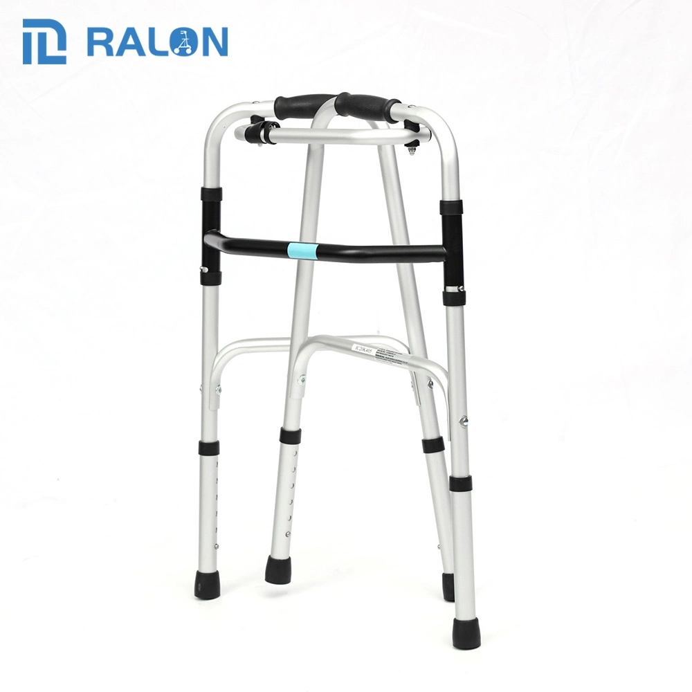 Ralon Medical Folding Walking Stick Height Adjustable Mobility Walking Frame