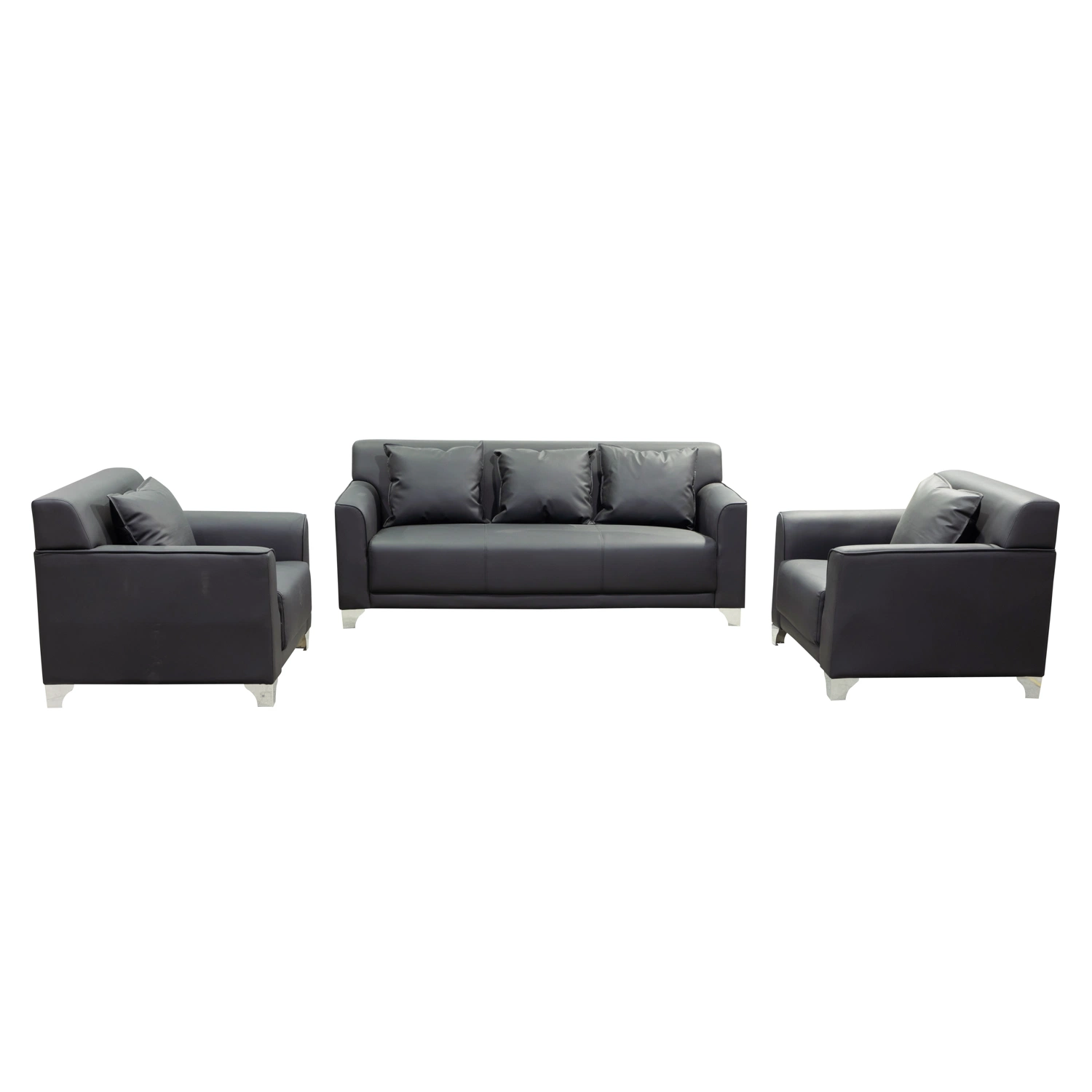 High quality/High cost performance  Modern Design PU Leather Office Sofa Set Office Furniture