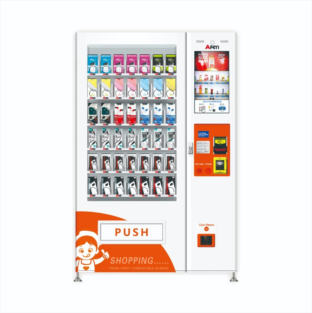 Afen Advertising Screen Digital Glove Vending Machine Dispense Sex Products From Leading China Manufacturer