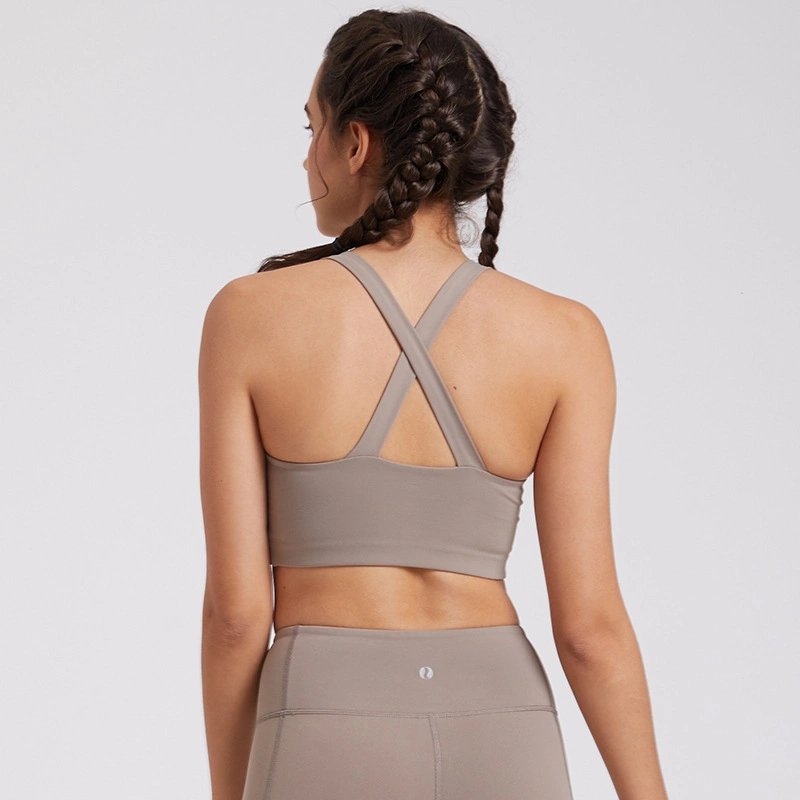 New Casual Sports Underwear Running Fitness Beauty Back Bra Plus Size Women's Yoga Wear Fashion Vest