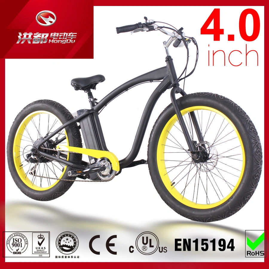 750W Bicicleta eléctrica de montaña gigante rápida con neumático grueso