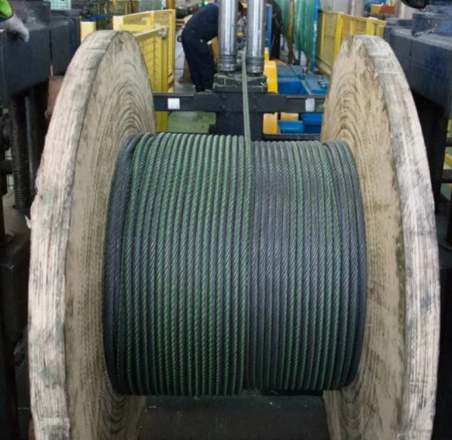 5/16'' Clear PVC/Vinyl Coated Steel Wire Rope in Plastic Reels