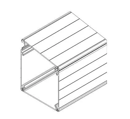 Aluminum Alloy Trunking-T9090 Panel Guide Rails