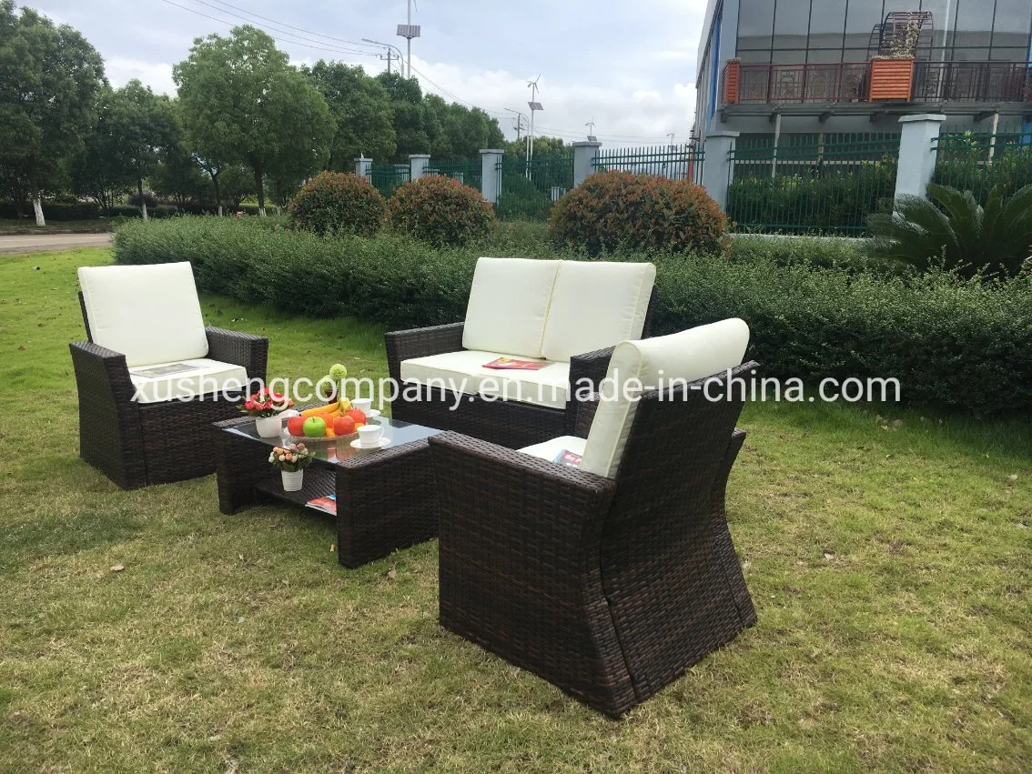 Garden Rattan Chair Table Set Modern Garden Restaurant Outdoor Patio Furniture