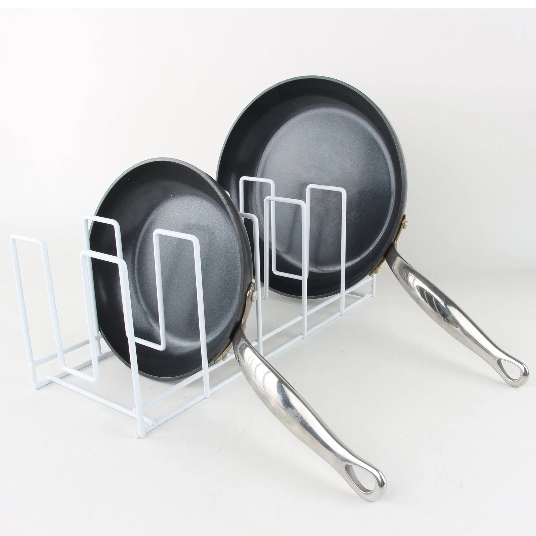 Heavy Duty Lid Rack Kitchen Cabinet Pantry Cookware Organizer Rack Holder