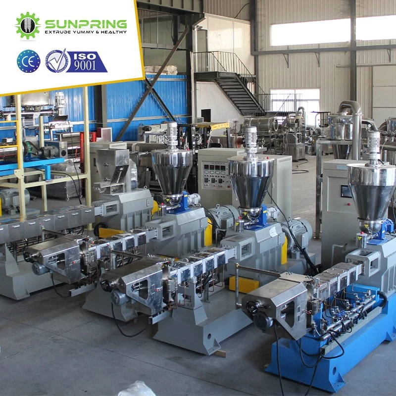 Greatly Admired Net Shape Extruded Snack Machine + Wheat Flour Screw Extruder for Puffed Snacks Food Snack-Extruder-Machine Production Line Punch Small Corn