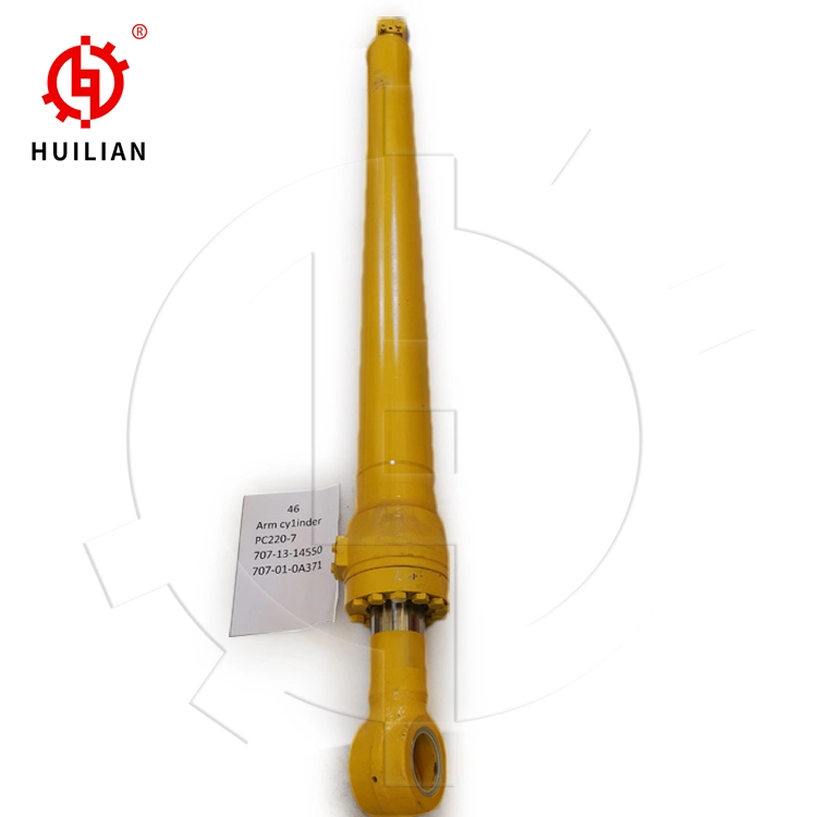 PC220-7 PC230-7 Excavator Arm Cylinder Ass'y 707-13-14550 707-01-0A317 China Hydraulic Cylinder