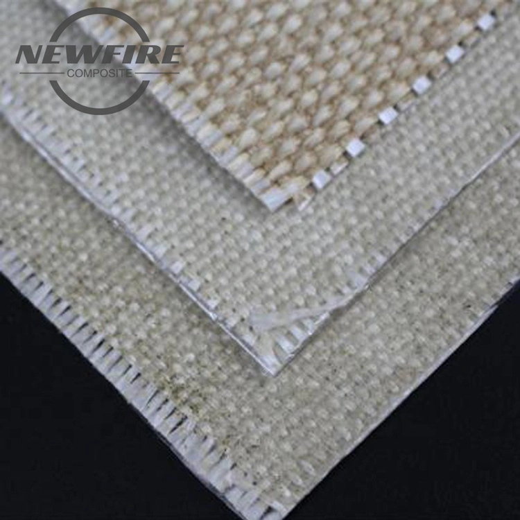 High Quality Fiberglass Mesh Vermiculite Coated Fiberglass Cloth High Temperature Resistance Thermal Insulation Vermiculite Coated Fabric