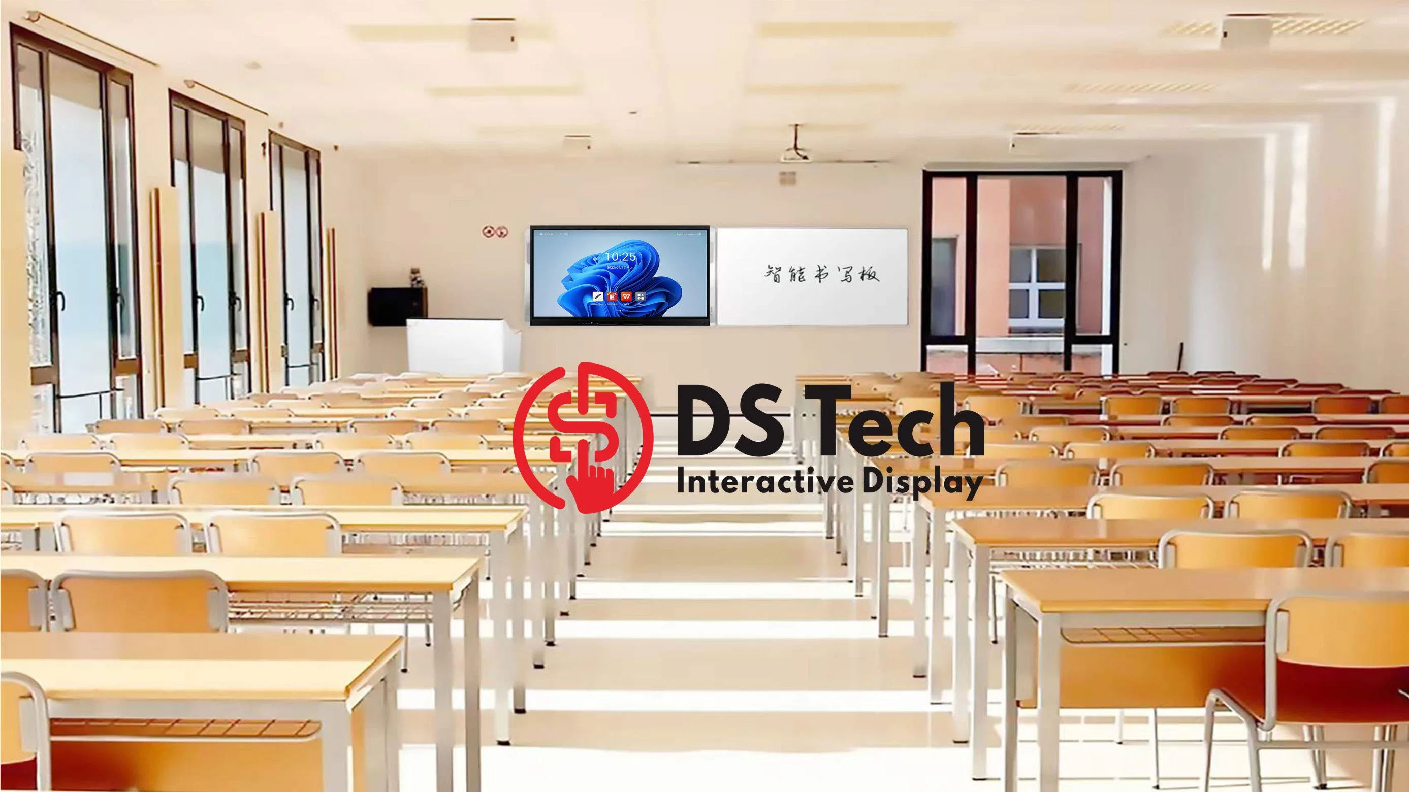 Ecran tactile intelligent LED 4K Dual OS de 98 pouces Tableau blanc interactif électronique Tableau blanc salle de classe pour les étudiants Tableau noir électronique