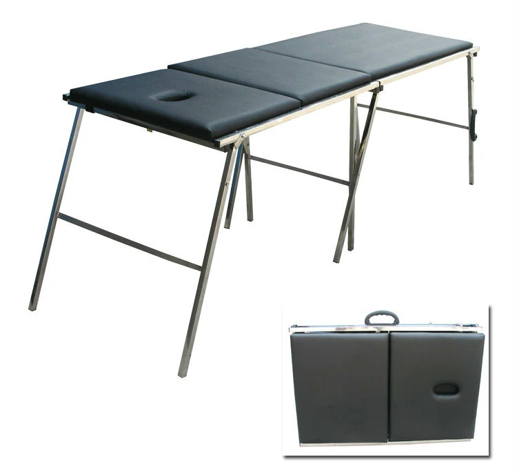 Yxh-106 Cheap Simple Hospital Stainless Steel/ Steel Examination Table Medical Clinical Couch for Medical/Massage Use CE/ISO