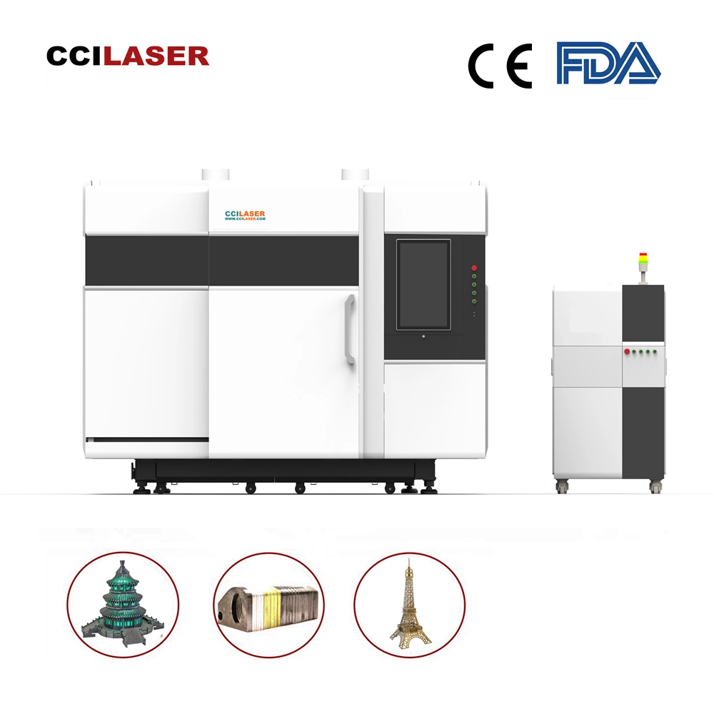 CNC Fiber Laser Cutting Machine for Metal with Full Cover and Table Changing System Ipg Raycus Power