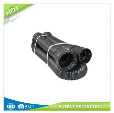 Solid Garden Water Pipe with Male and Female Flexible Drain Pipe