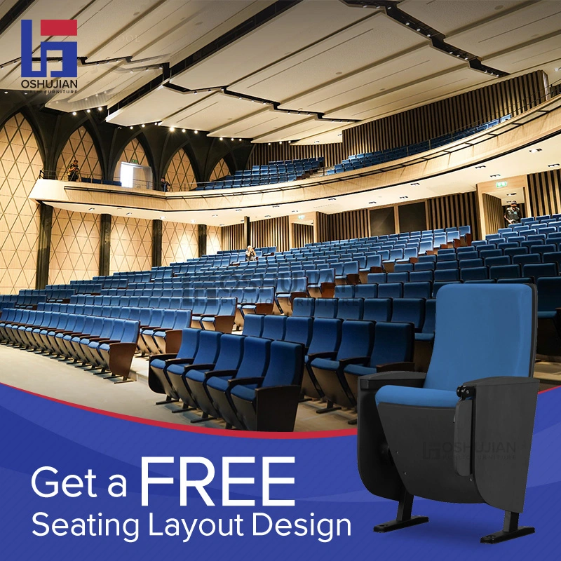 Factory Customized Church Chair Concert Furniture Auditorium School Conference Room Lecture Hall Seating Chairs
