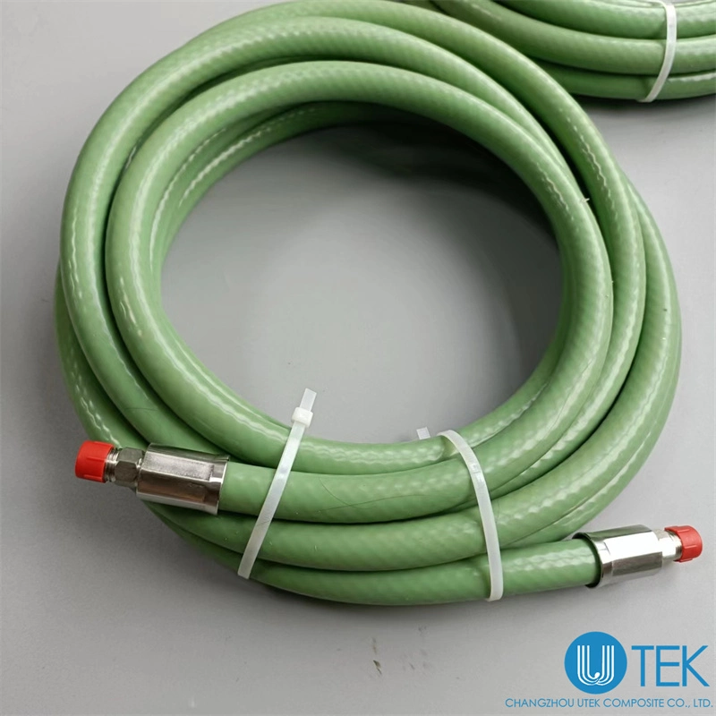 1/4NPT 3 / 4 /5 / 8 M Vacuum Silicone Stainless Steel Tube Hose Airflow for Aerospace