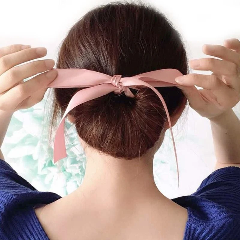 Fashion Women Magic Tools Foam Sponge Device Quick Messy Donut Bun Band Accessories