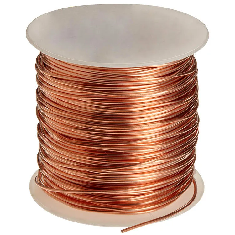 Alta qualidade 0.20-12,00 mm conforme necessário 99.99% Pure Copper Enameled Pure Venda de fio de cobre dos fios de enrolamento do motor de alta temperatura de fábrica 220 grau