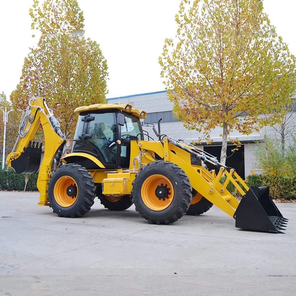 Manufacture 4WD Brand New Loaders Price List Cost-Effective Engineering Wheel Loader with Backhoe