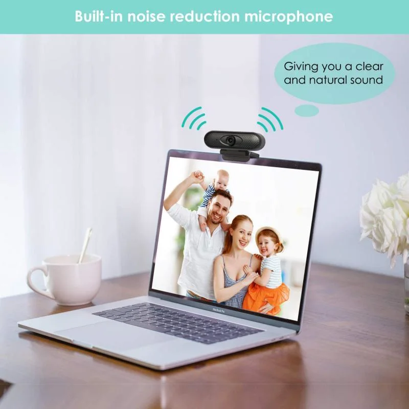 1080P webcam com microfone com clipe Notebook PC USB do computador Desktop 2.0 Câmara Web