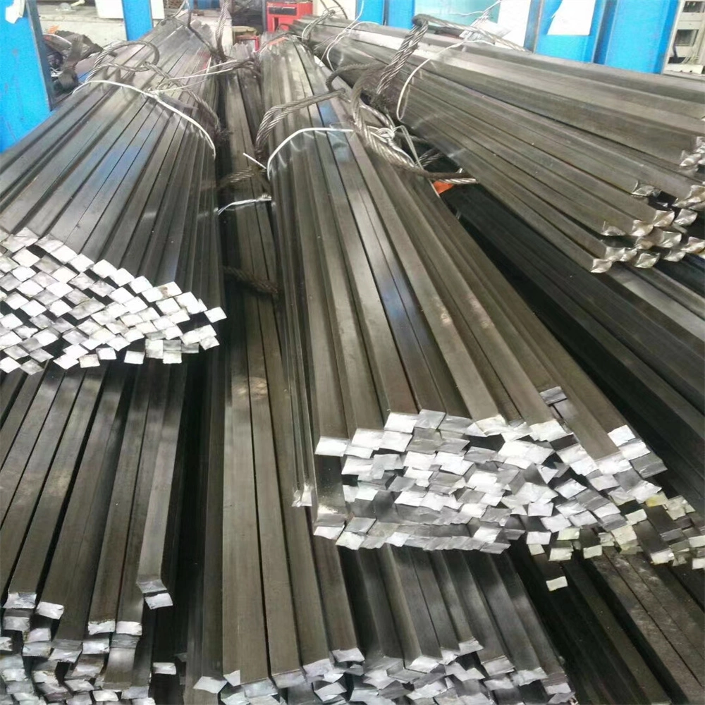 Solid Steel Rod Carbon Steel Square Bar Hot Rolled Square Steel Bar Billet AISI 304 316 316L ASTM En Standard Square Flats Stainless Carbon Steel Bar