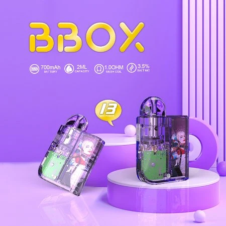 La Chine usine Vape Vamped gros Aladdin Pro Pod Bbox Rechargeable Vape pod système ouvert E CIG Kit de démarrage